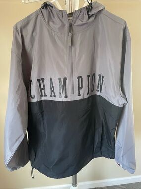 Champion Athleticwear Jacket in Gray and Black
